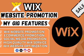 promote your wix website, market wix online store, boost your ecommerce sales