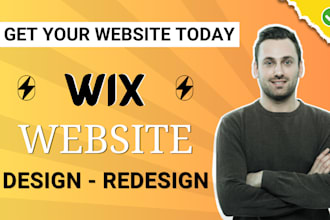 wix website redesign, wix landing page, wix website design, wix website redesign