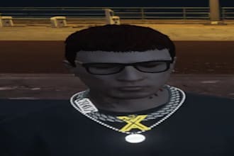 do custom chain for gta 5 and fivem qbcore, fivem gang character, drippy design