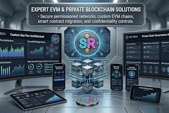 build a custom evm or private blockchain network
