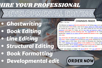 do developmental editing book edit book formatting  proofreading your manuscript