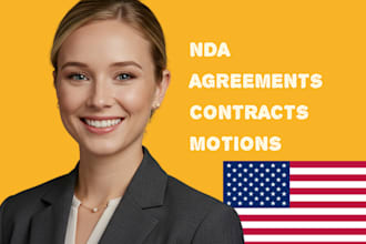 write and review your legal agreement, contract, nda, mou