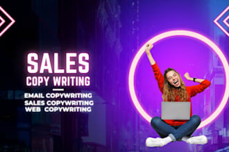 do sales copywriting for your website and email