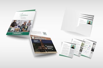 design your company folder, personal cards and flyers