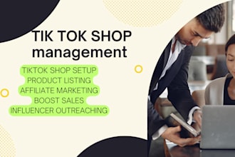 setup and manage your tiktok shop affiliate marketing