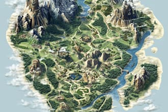 create your fantasy world map, region map, or city map