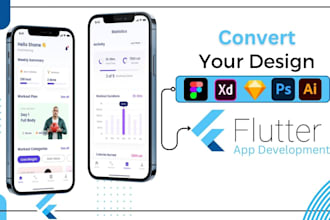 convert your figma designs to a flutter app