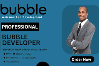 be your bubble io developer marketplace mvp saas app api ai chatgpt,bubble io