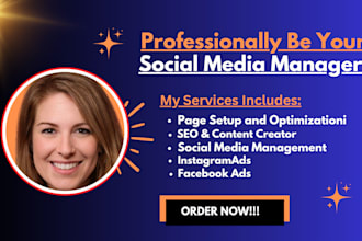 be your social media marketing manager and content strategy