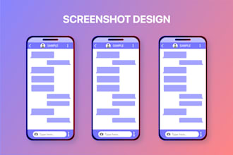 design screenshot for app store or google play editing