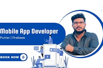 create android , ios apps using flutter and firebase