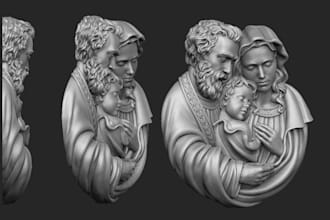 make 3d bas relief 3d medallion 3d coin 3d printing 3d pendant stl file