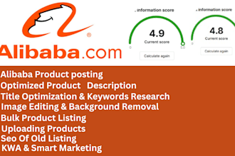 do posting on alibaba store products ads bulk listing