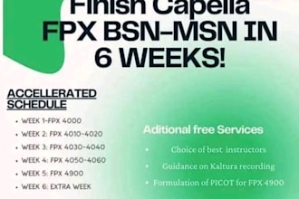do capella flexpath rn,bsn, msn, and dnp nursing assessments