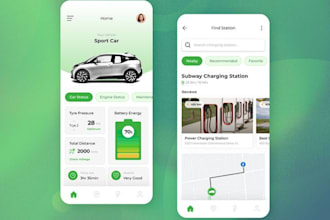e vehicle app, ev booking app, charging station finder app, ev fleet app