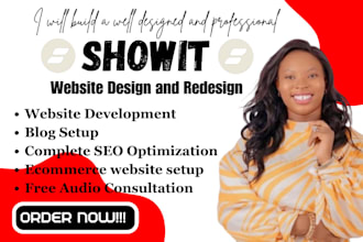 develop showit website design and redesign develop magento and SEO
