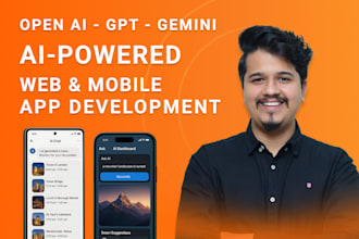 do ai mobile app development ai chatbot ai intergration ai saas as ai developer