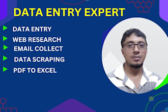 do data entry,data collection,web research,copy past,email finding jobs