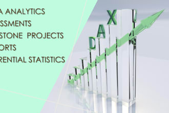 data analytics, assessment, capstone projects, report, inferential statistics