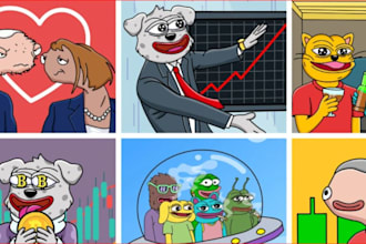crypto meme video 2d crypto meme crypto memecoin meme animation meme cartoon art