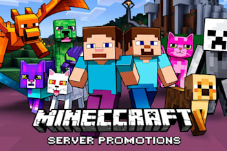 minecraft server promotion, server advertisement to get active players