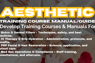 create aesthetic training course botox medspa iv therapy prp facial training