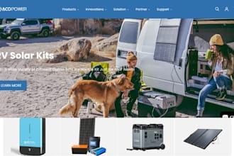 design solar shopify rooting store homeowner website handyman store