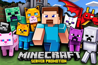 minecraft server promotion, server advertisement to get active players