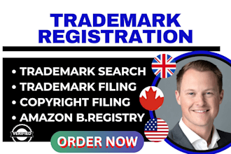 do amazon tax filing trademark registration USA UK canada and search