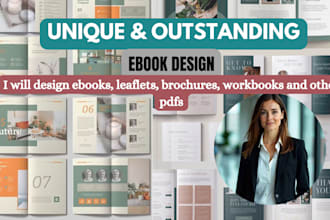 design ebooks, leaflets, brochures, workbooks and other pdfs