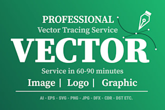 convert image to vector or vectorize image in 60 minutes