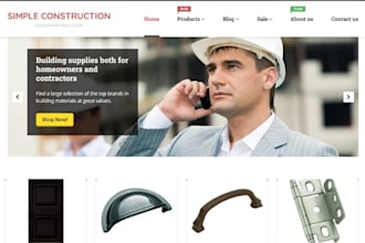 design building materials shopify constructor equipment store handyman tools