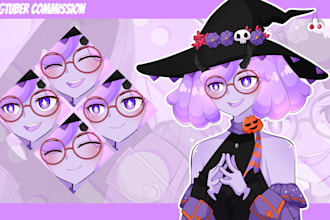 design a custom pngtuber character model for streaming