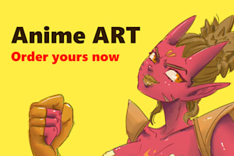 draw your anime sfw, dnd or roblox art in my style
