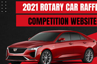create a raffle website, giveaway website, competition, sport website, app