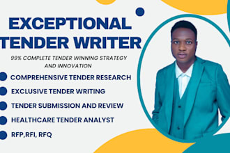 be your UK tender bid writing expert for healthcare, cleaning, construction, itt