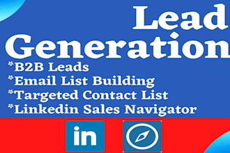do linkedin lead generation,b2b lead generation, lead list