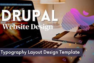 design agency website, drupal website design, website template