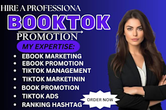booktok tiktok marketing booktok promotion tiktok management ebook promotion