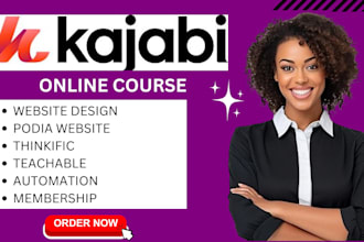 kajabi website design, kajabi sales funnel kajabi website thinkific podia design