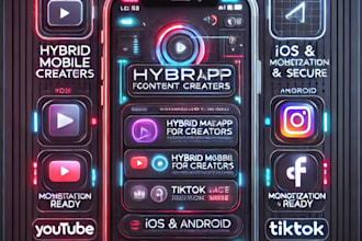 make hybrid applications for content creators