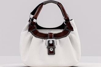 do 3d cgi bag design fabrics backpack duffle bag leather bag 3d textile purse