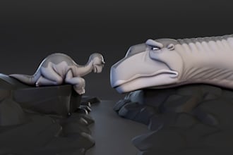 create realistic or stylized 3d character models with rigging in blender