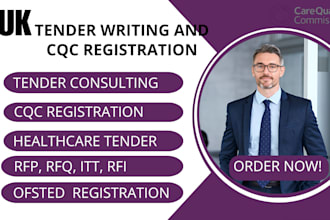 do uk itt, healthcare, construction tender, cqc and ofsted registration