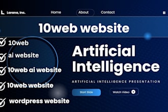design 10web website, 10web ai website redesign 10web website