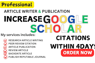 increase google scholar citation referencing research publications, researchgate