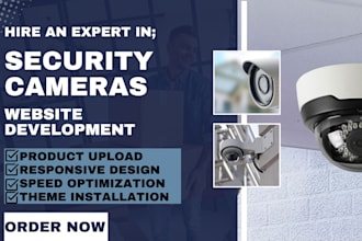 build security cameras cctv surveillance camera fire alarm wordpress website