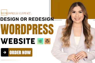 create and design a professional, responsive wordpress website that converts