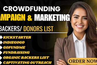generate verified and active email list for kickstarter gofundme indiegogo