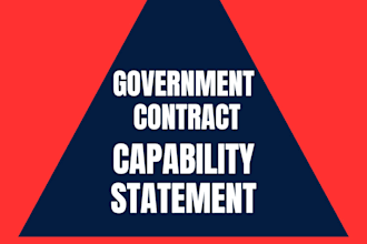 create effective government contract capability statement